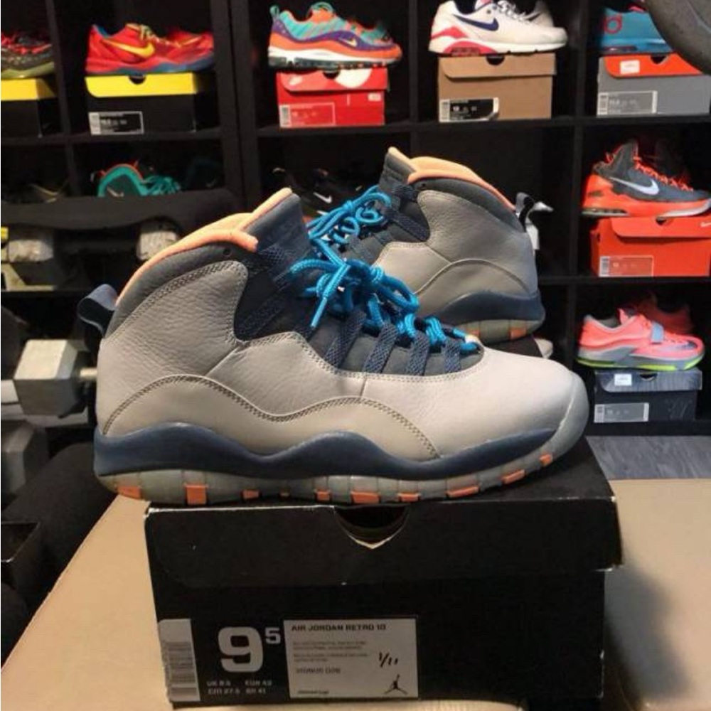 Jordan 10 Charlotte Bobcats size 9.5